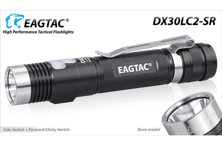 EAGTAC D Series DX30LC2-SR Side-LED Rechargeable LED Flashlight Kit w/ Free Shipping — 3 models - view 20